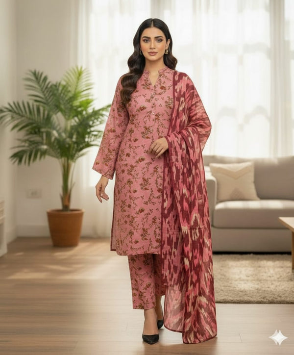 Bin Saeed Luxury Linen 3 Piece Unstitched Collection
