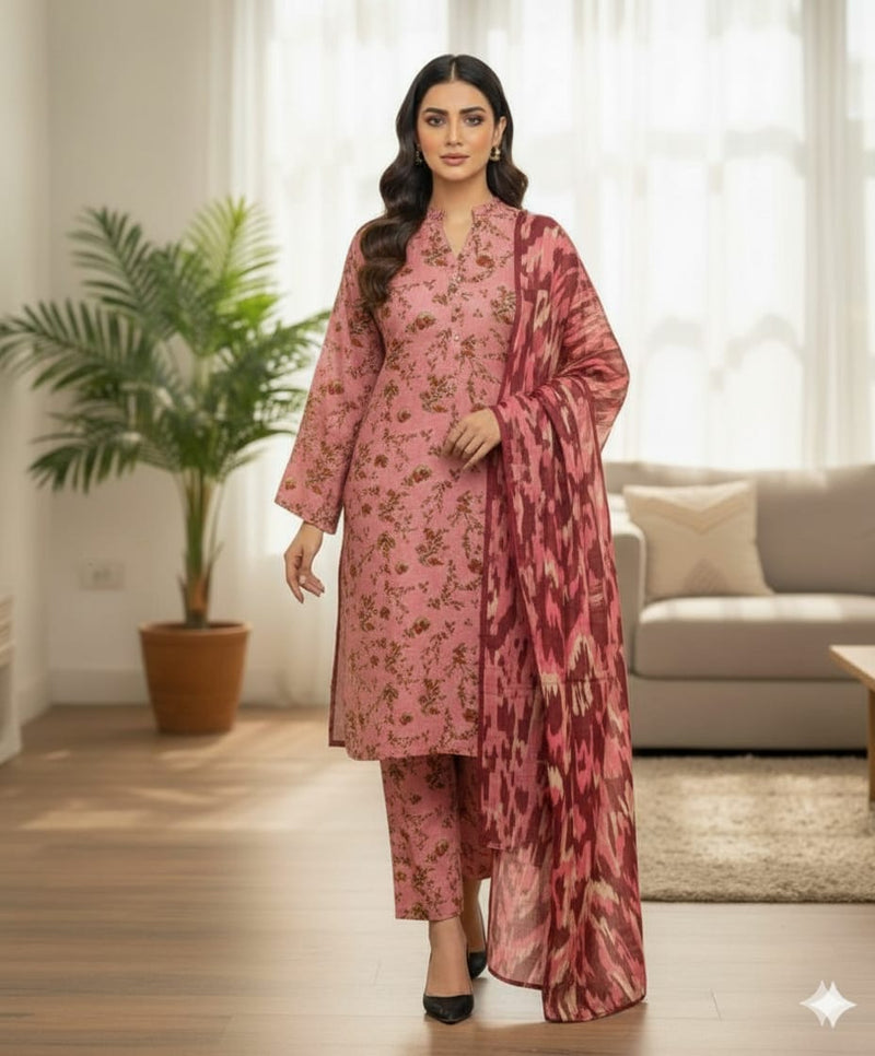 Bin Saeed Luxury Linen 3 Piece Unstitched Collection