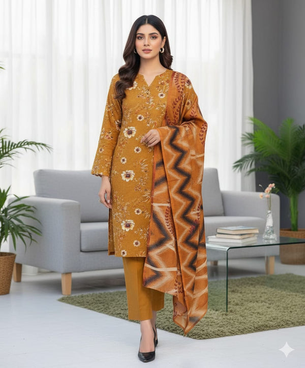Bin Saeed Luxury Linen 3 Piece Unstitched Collection