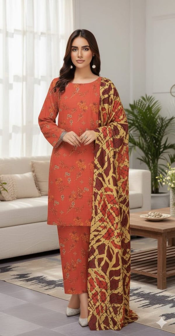 Bin Saeed Luxury Linen 3 Piece Unstitched Collection