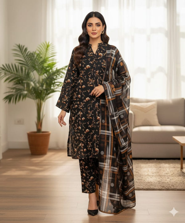 Bin Saeed Luxury Linen 3 Piece Unstitched Collection