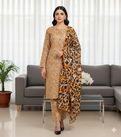 Bin Saeed Luxury Linen 3 Piece Unstitched Collection