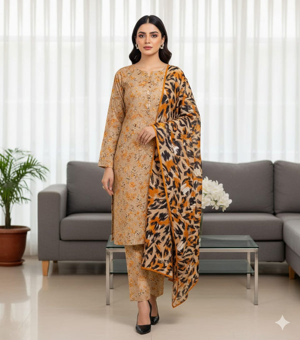 Bin Saeed Luxury Linen 3 Piece Unstitched Collection