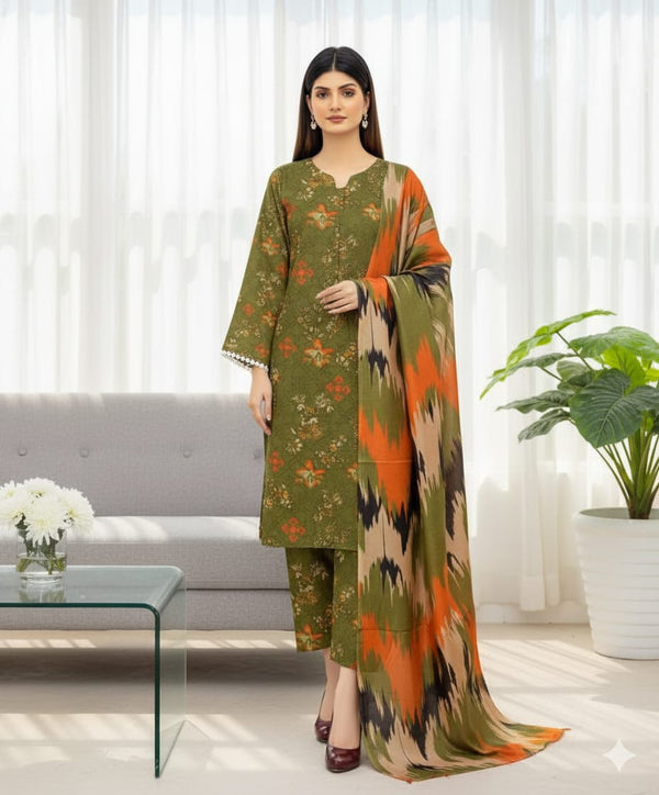 Bin Saeed Luxury Linen 3 Piece Unstitched Collection
