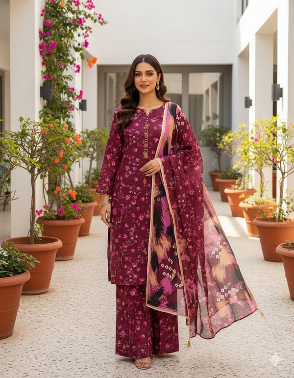 Bin Saeed Luxury Linen 3 Piece Unstitched Collection